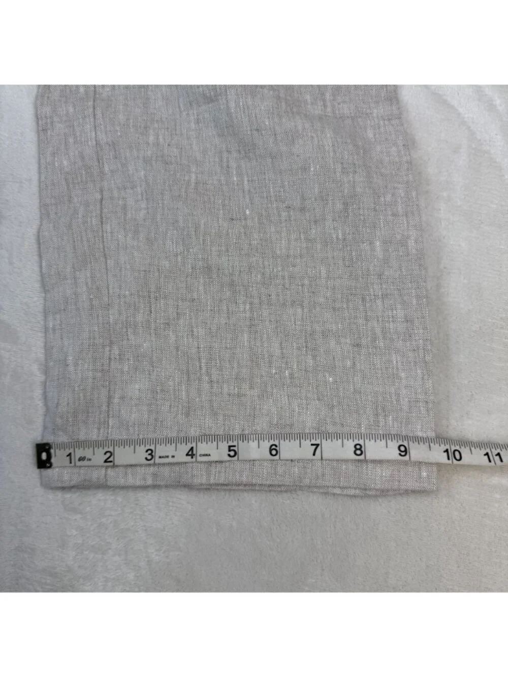 Reformation Tan 100% Linen Pants 10 Casual Beachy High Rise Wide Leg Straight